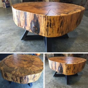 Natural Stump Coffee Table greencleandesigns.com