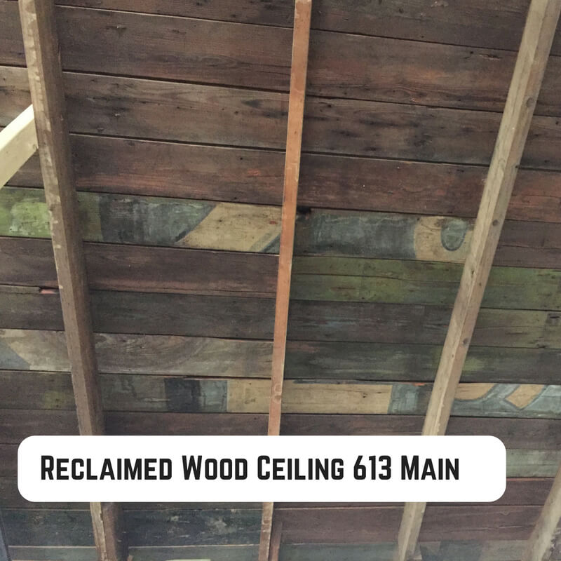 Reclaimed Wood Ceiling GreenCleanDesigns.com