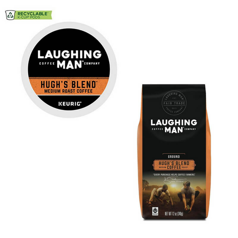 Laughing Man Coffee amazon greencleandesigns.com