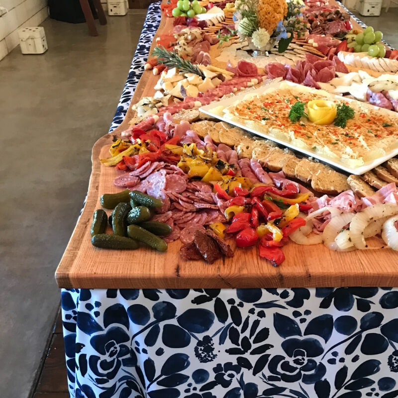 rustic wood serving tray