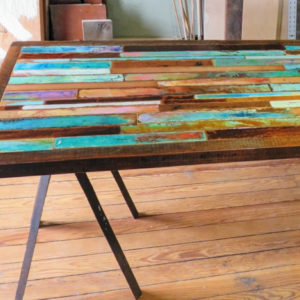 colorful painted furniture