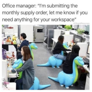 Office manager funny monthly supply order greencleandesigns.com