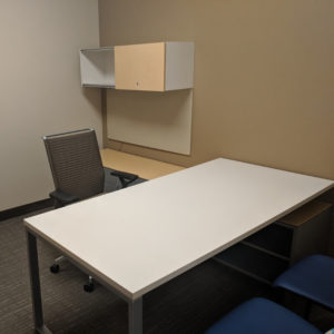 White L Shaped Desk 