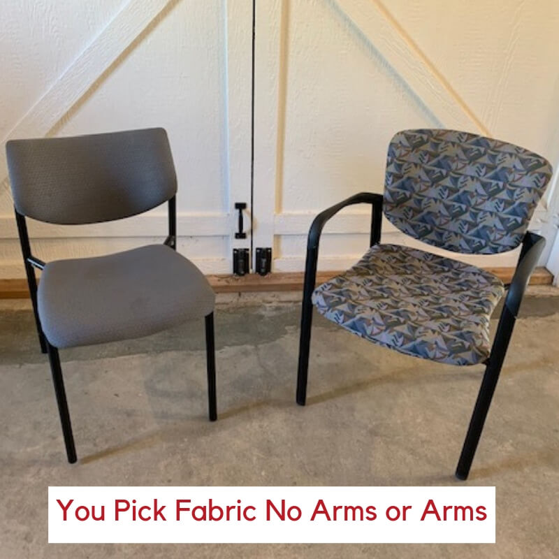Waiting Room Chairs With Arms And No Arms You Pick Fabric Ship 4 Free