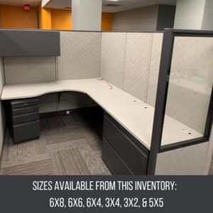 6x8 tall cubicles