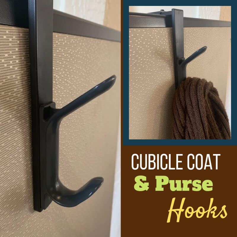 DIY cubicle coat hanger coat hook for cubicle