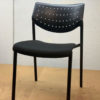 black stacking post leg chairs greencleandesigns.com