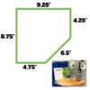 corner cubicle shelf measurements greencleandesigns.com
