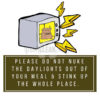 funny keep microwave clean signs