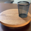 small wood lazy susan