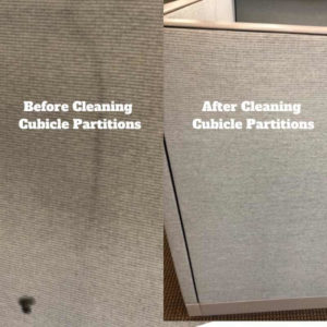 cubicle partition cleaning