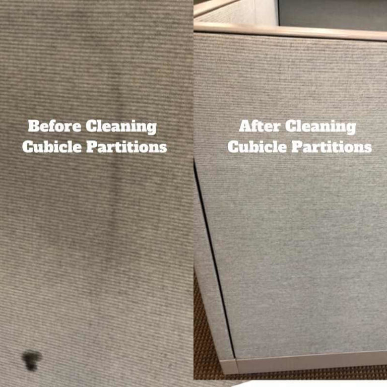 Office Cubicle Cleaning Clean Partitions Chairs