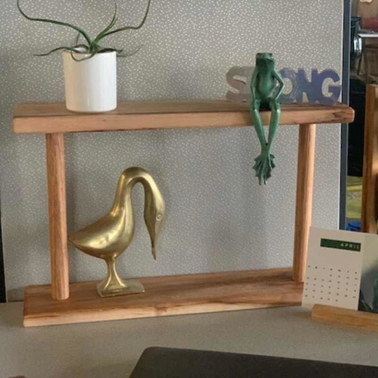 desk shelf riser clamp on desk shelf wood desktop