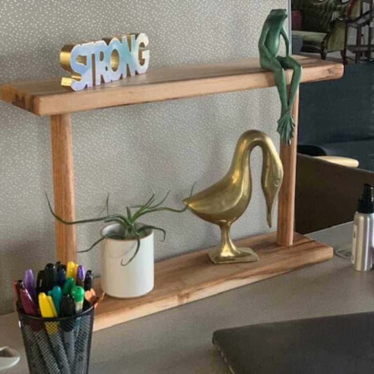 desk shelf riser clamp on desk shelf wood desktop