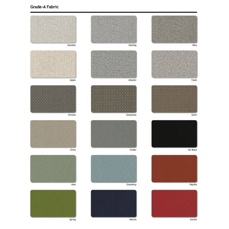 cubicle fabric choices