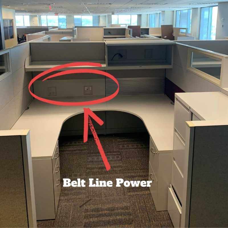 steelcase answer cubicles with belt line power greencleandesigns.com