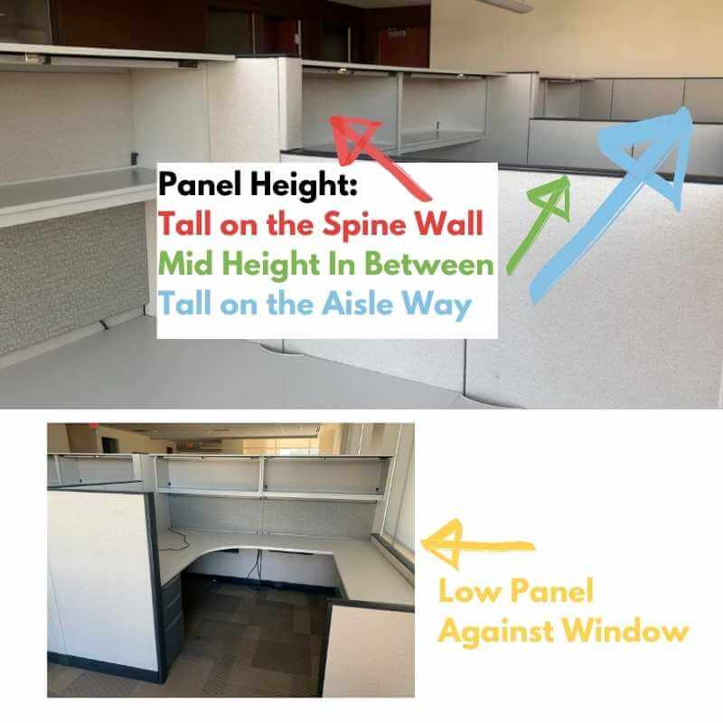 cubicle height options greencleandesigns.com