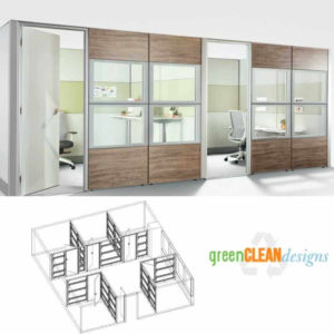 full height cubicles with doors
