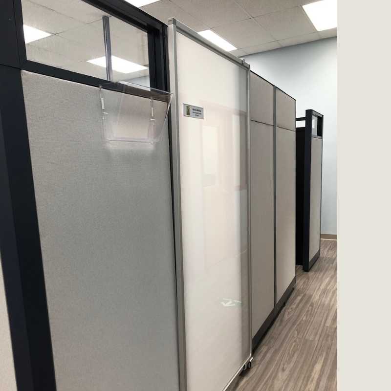 high wall office cubicles with doors