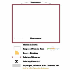 how to measure an office for cubicles