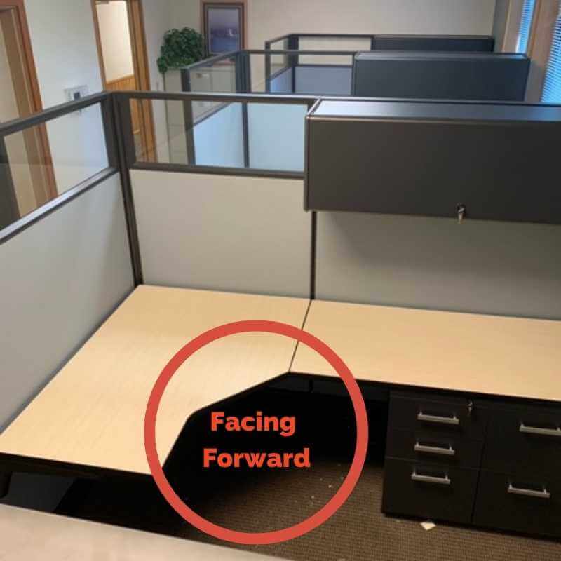 forward facing cubicle designs