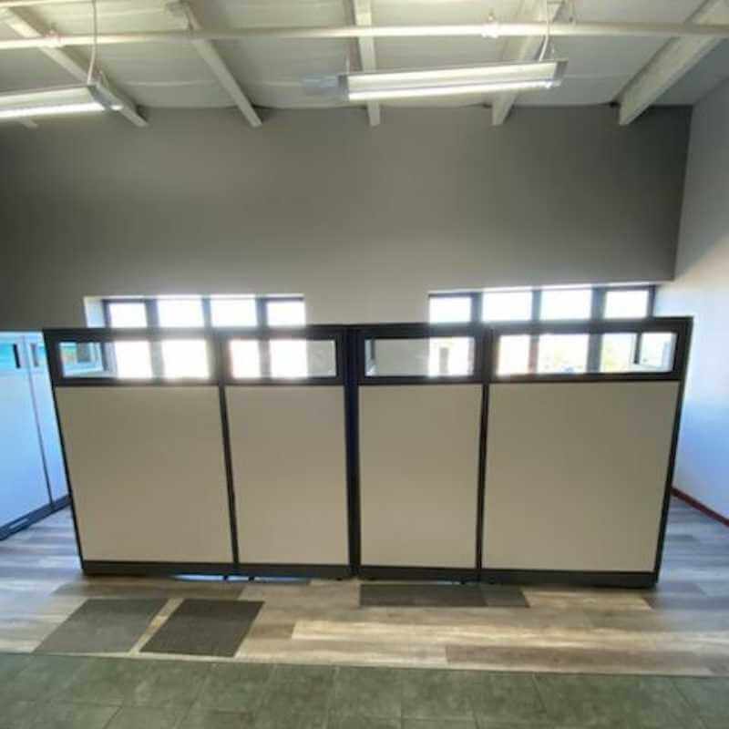 cubicle walls with windows