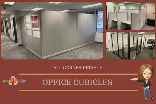 Corner Private Office Cubicles