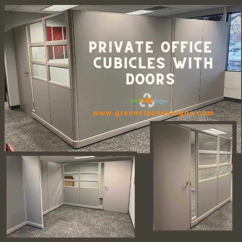 Private Office Cubicles with Doors