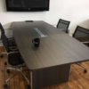 6 foot boat shaped conference table