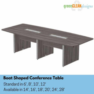 boat shape conference table