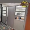 high cubicle walls with doors