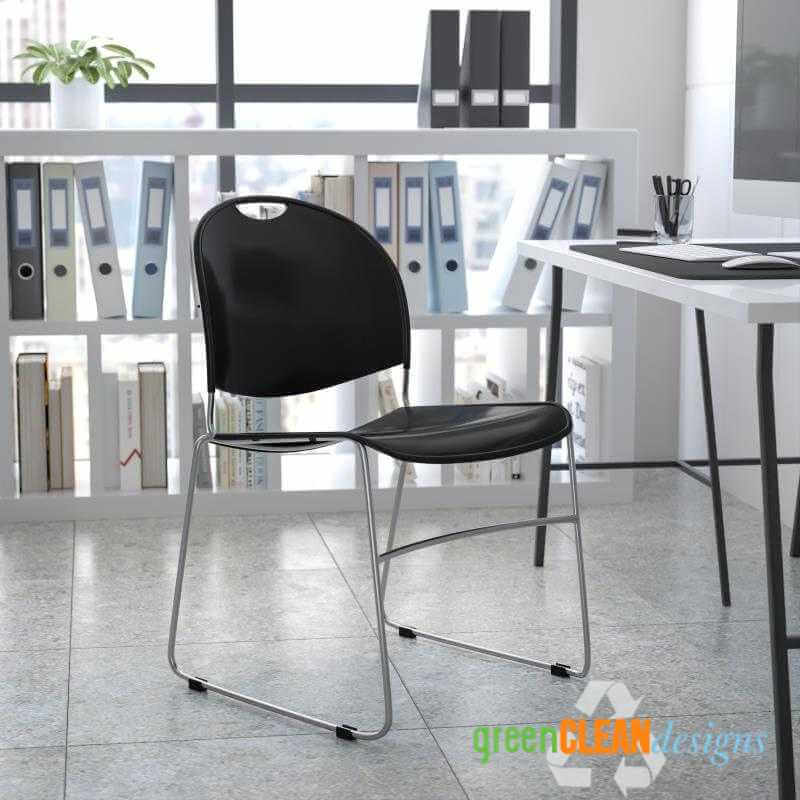 Black Breakroom Chair 