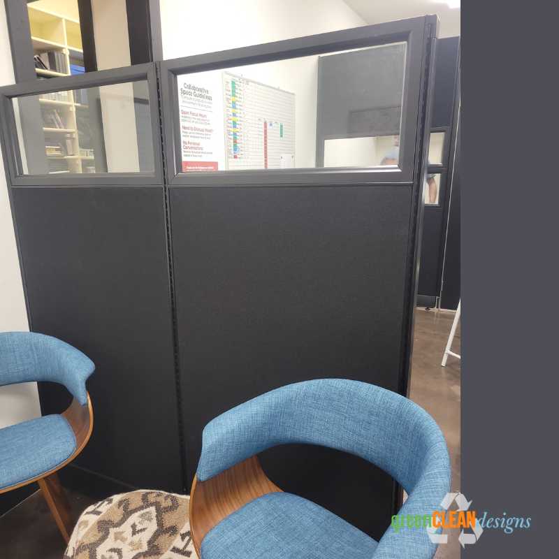 Black Office Dividers