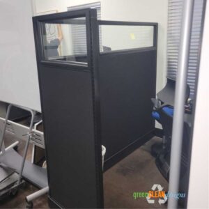 Black Office Partitions