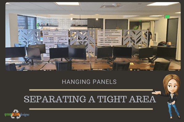 Hanging Office Partitions for Room Separation