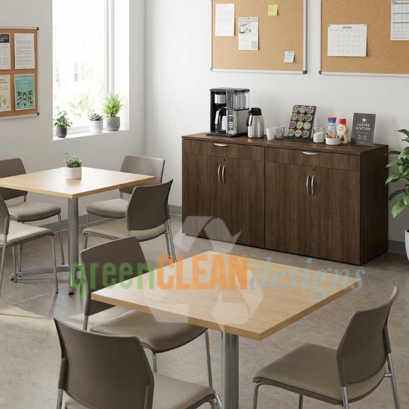 Modular-office-break-room-cabinet-alternative-commercial-storage-credenza-in-modern-walnut


